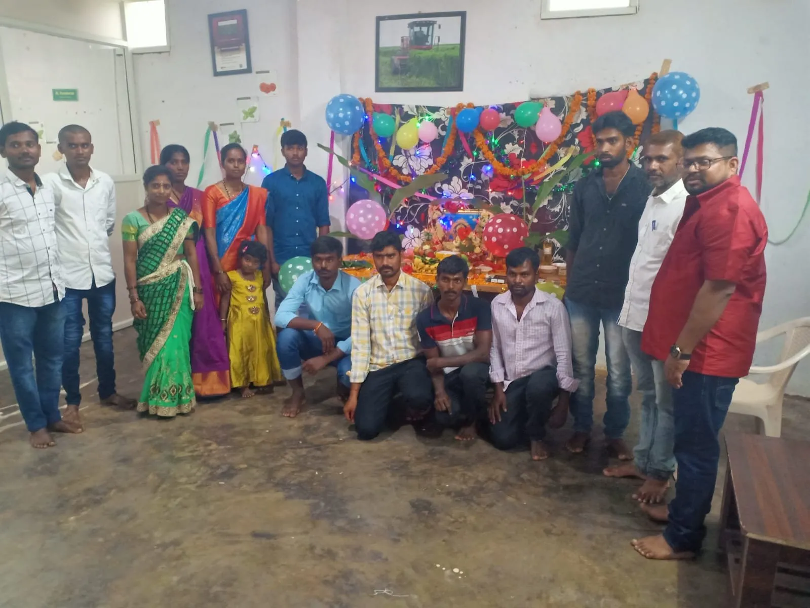 Siddhi Associate team members together at a workplace celebration